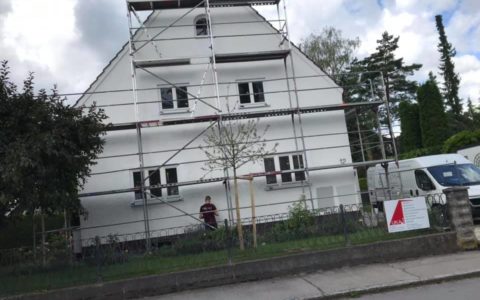 Fassadensanierung Fassadengestaltung Fassadenanstrich Maler Wolfratshausen Muenchen 02
